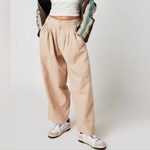 Free People Lotta Love Cotton Pants Womens 8 Medium Boho Lagenlook